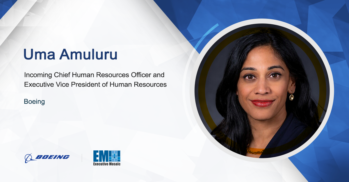 Uma Amuluru to Assume Top HR Role at Boeing