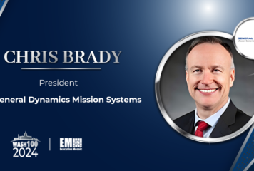 GDMS President Chris Brady Secures 5th Wash100 Award for Military Mission Support Leadership