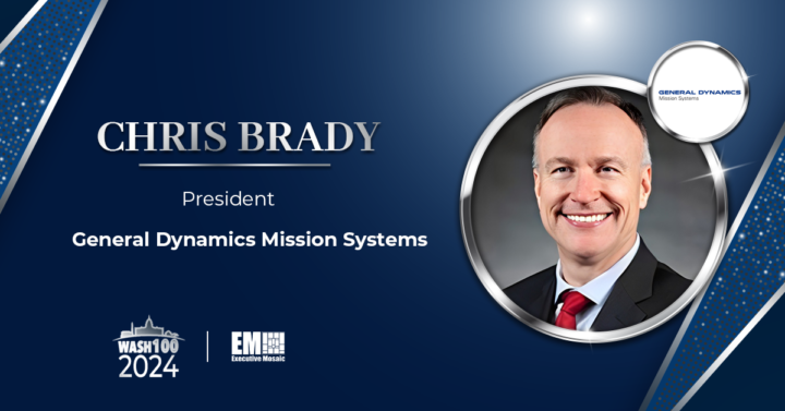 GDMS President Chris Brady Secures 5th Wash100 Award for Military Mission Support Leadership