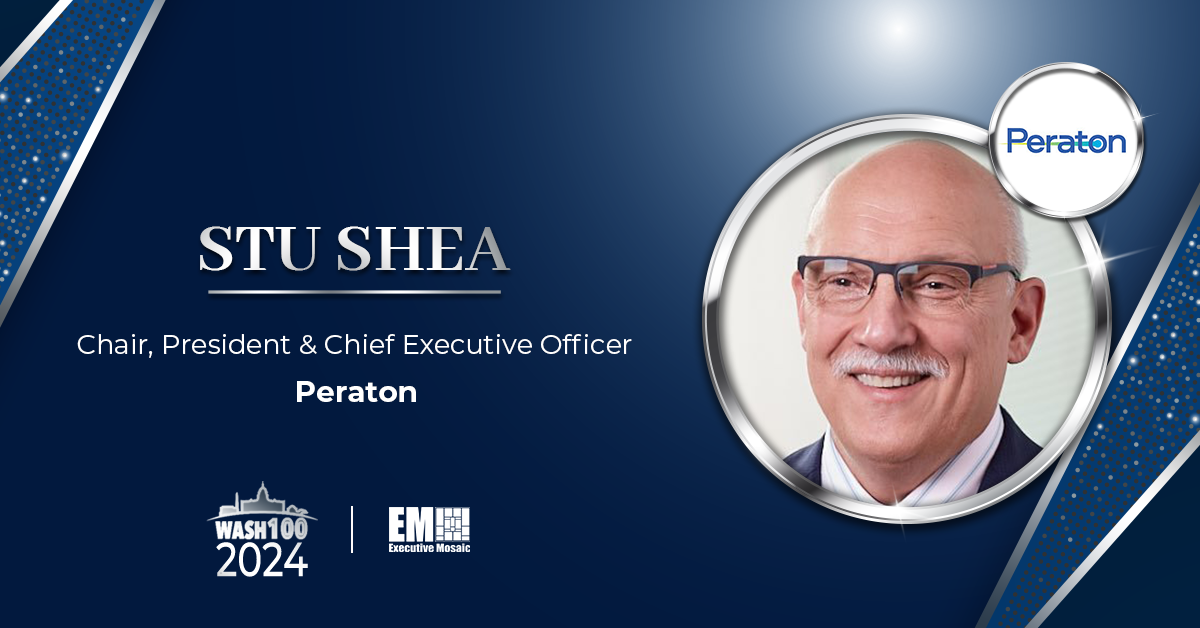 Peraton CEO Stu Shea Wins 8th Wash100 Award for Driving Company Growth Through Significant Contracts - Vimarsana News