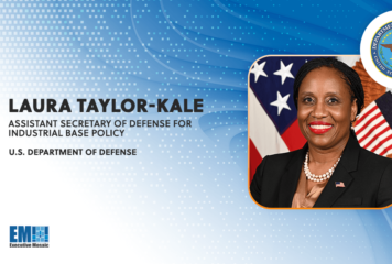 DOD Awards $193M in Contracts to 7 Vendors to Advance Domestic Critical Chemical Production; Laura Taylor-Kale Quoted