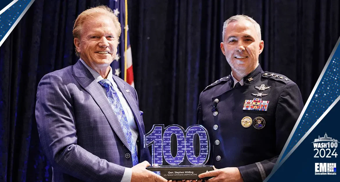 Gen. Stephen Whiting Accepts 2024 Wash100 Award at POC’s Space Summit