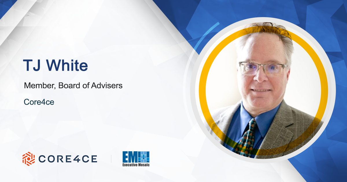 Core4ce Names Navy Vet TJ White to Advisory Board; Jack Wilmer Quoted
