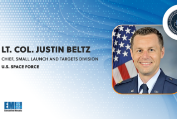 Space Force Launches 2nd On Ramp to OSP-4 Launch Services IDIQ Contract; Lt. Col. Justin Beltz Quoted