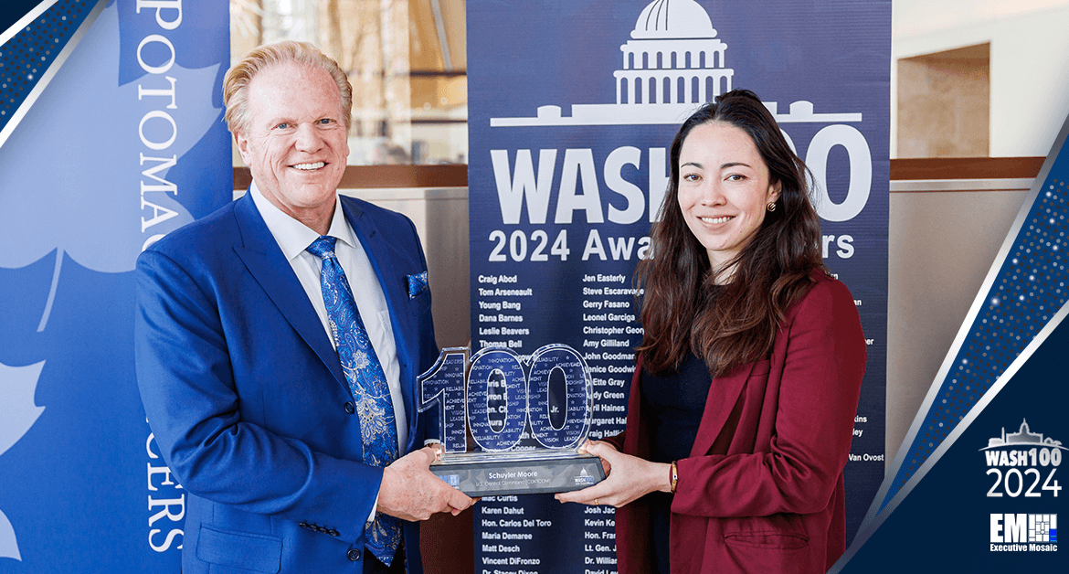 CENTCOM CTO Schuyler Moore Receives 2024 Wash100 Award at POC Forum