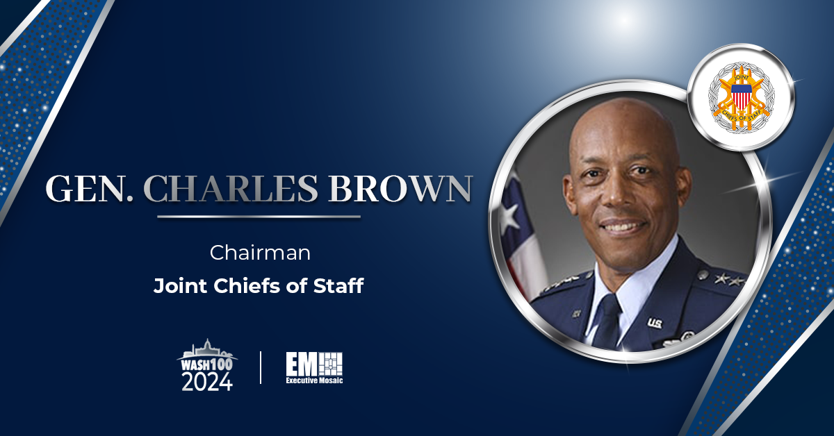 Joint Chiefs Chair Gen. Charles "CQ" Brown Recognized With 2024 Wash100 Award for Helping Strengthen National Security - Vimarsana News