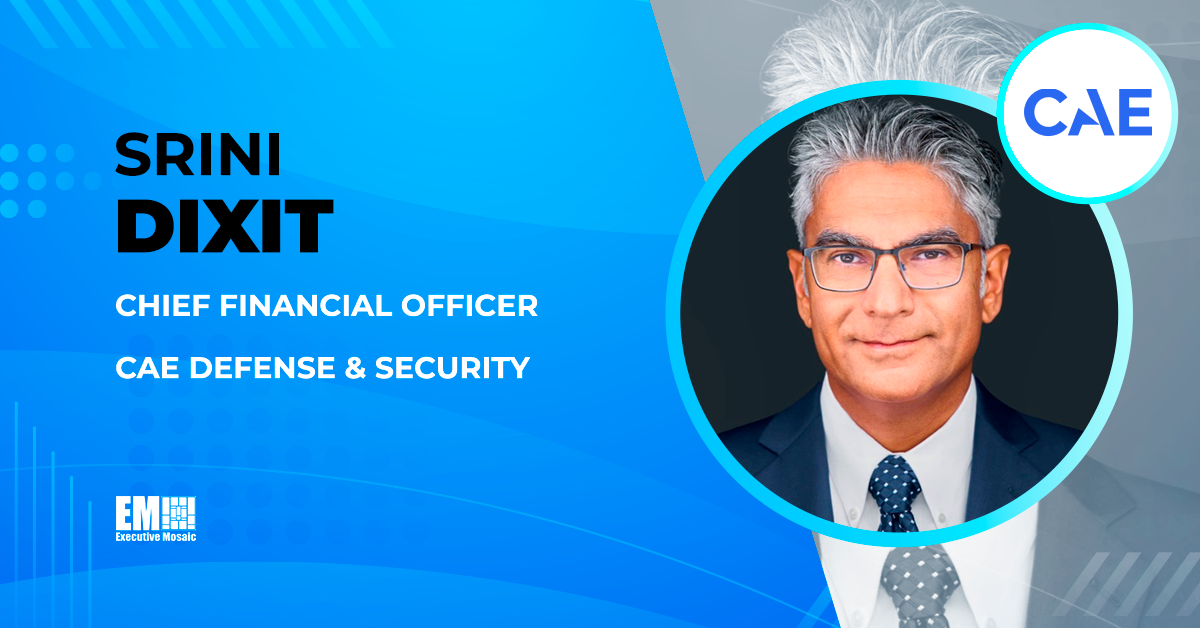 Srini Dixit Appointed CAE Defense & Security CFO - Vimarsana News