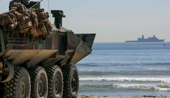 BAE Books $182M Marine Corps Contract Option for Amphibious Combat Vehicle Production