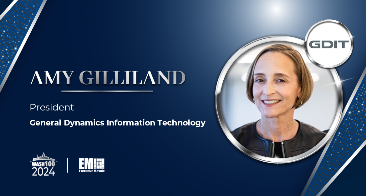GDIT President Amy Gilliland Wins 7th Consecutive Wash100 Award for Driving IT Investments in GovCon Sector