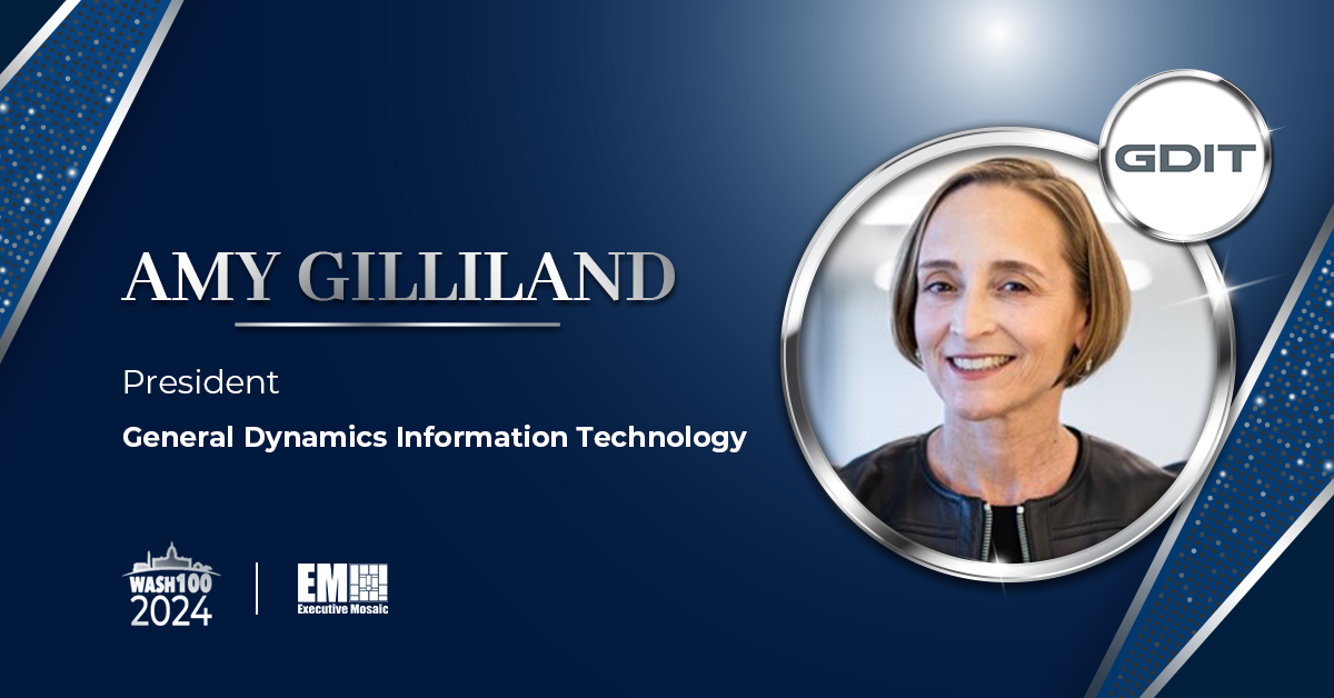 GDIT President Amy Gilliland Wins 7th Consecutive Wash100 Award for Driving IT Investments in GovCon Sector