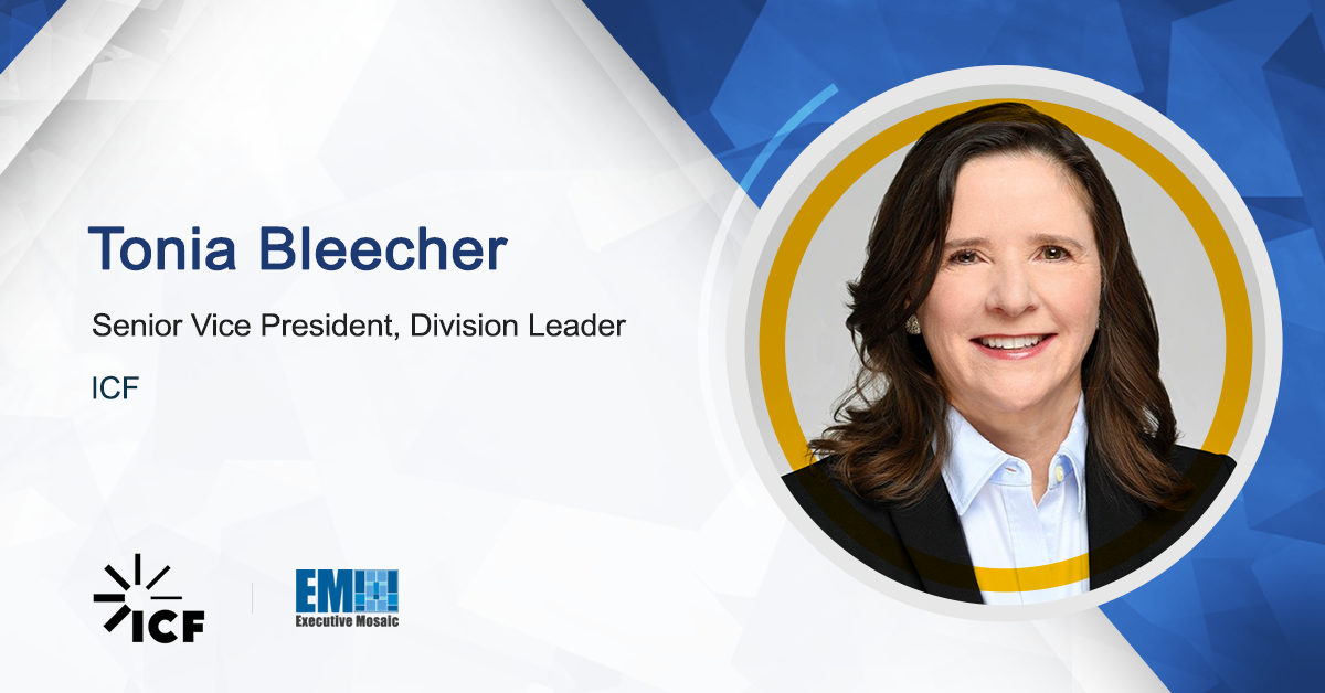 Tonia Bleecher Appointed ICF SVP, Division Leader