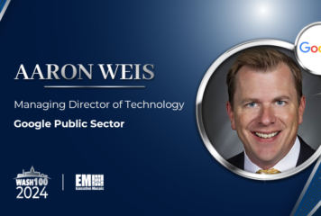 Google Public Sector’s Aaron Weis Secures 5th Consecutive Wash100 Win for Tech Modernization Advocacy