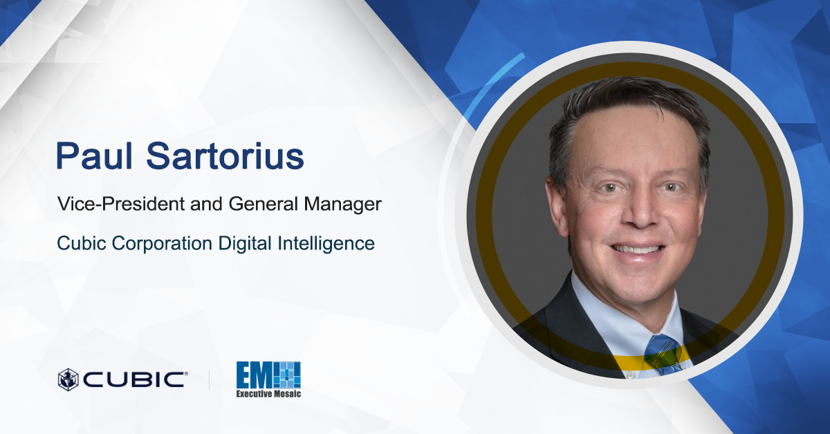 Paul Sartorius Appointed VP, General Manager of Cubic Digital Intelligence