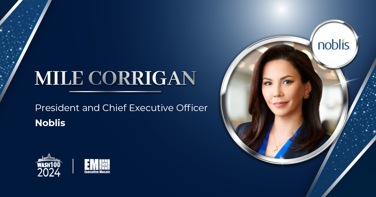 CEO Mile Corrigan Lands 2nd Wash100 Award for Growth-Oriented Noblis Stewardship