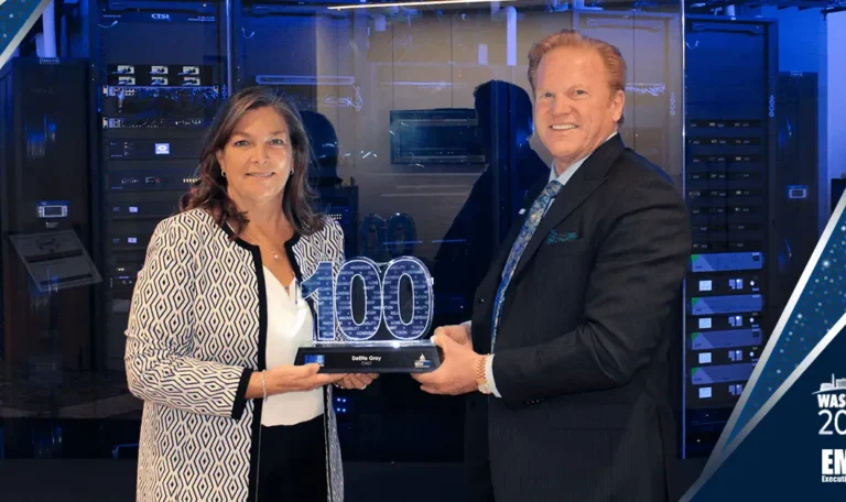 Jim Garrettson Presents 2024 Wash100 Award to CACI’s DeEtte Gray ...