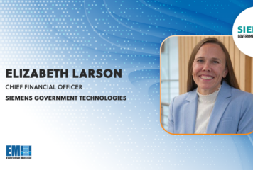 Elizabeth Larson Appointed CFO at Siemens Government Technologies; John Ustica Quoted