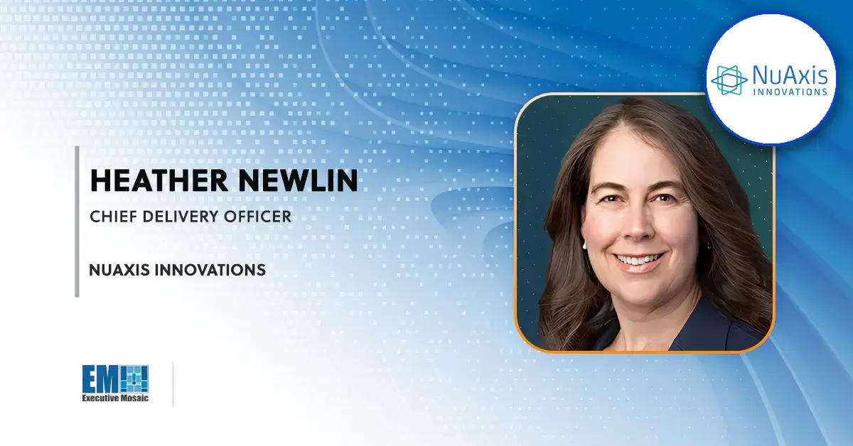 NuAxis Innovations Names Heather Newlin as Chief Delivery Officer; Raza Latif Quoted
