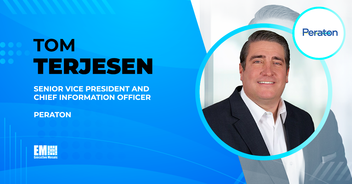 Tom Terjesen Named Peraton SVP, CIO; Stu Shea Quoted - Vimarsana News