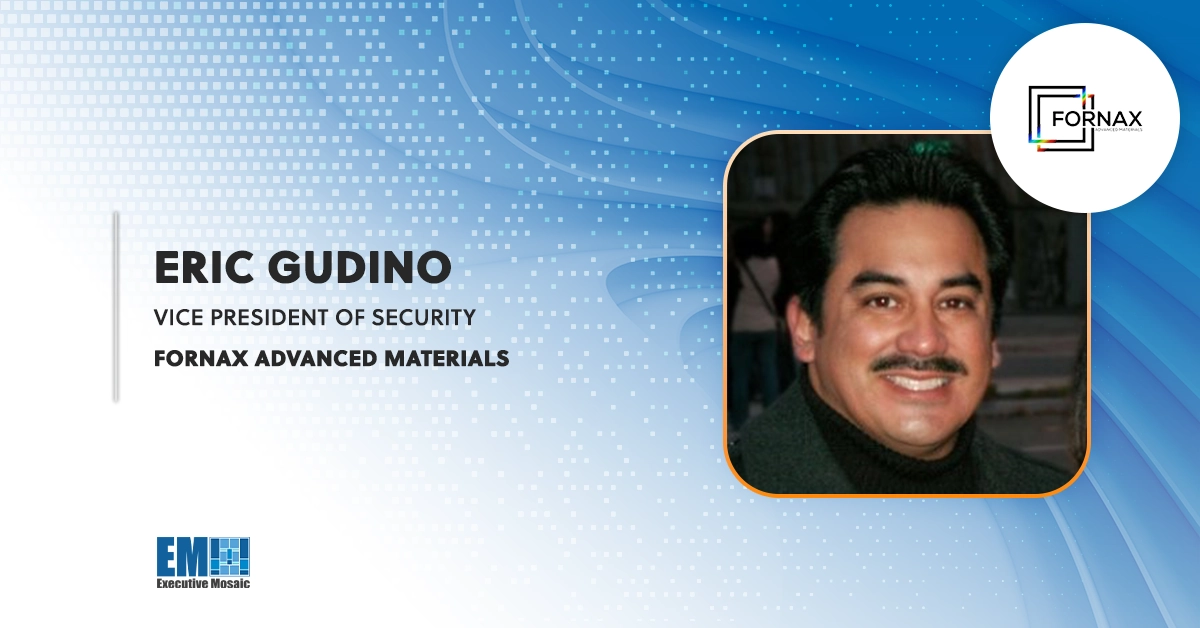 Eric Gudino Appointed Fornax-AM VP of Security; John Havermann Quoted - Vimarsana News