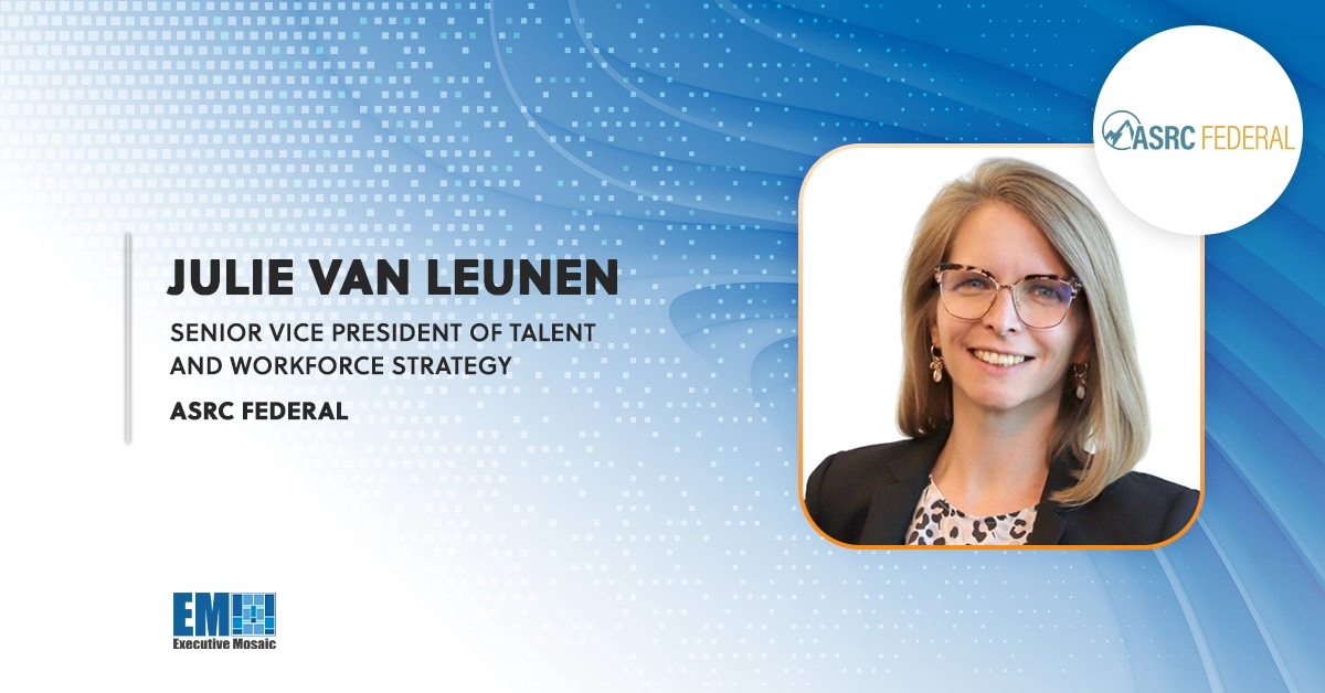 Julie Van Leunen Joins ASRC Federal as SVP of Talent, Workforce Strategy