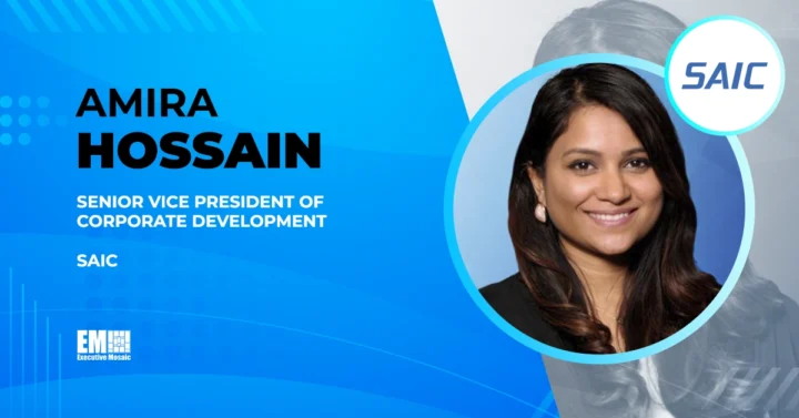 Amira Hossain Joins SAIC as Corporate Development SVP