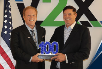 V2X’s Chuck Prow Bestowed With 10th Wash100 Award by Executive Mosaic’s Jim Garrettson