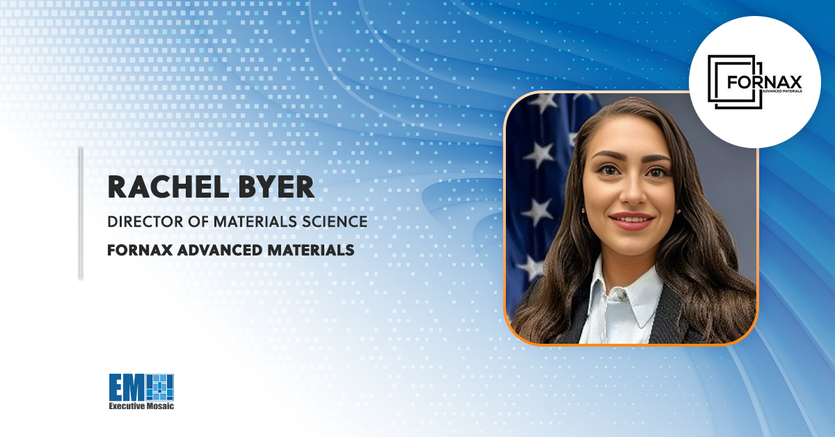 Rachel Byer Named Director of Materials Science at Fornax-AM; John Havermann Quoted