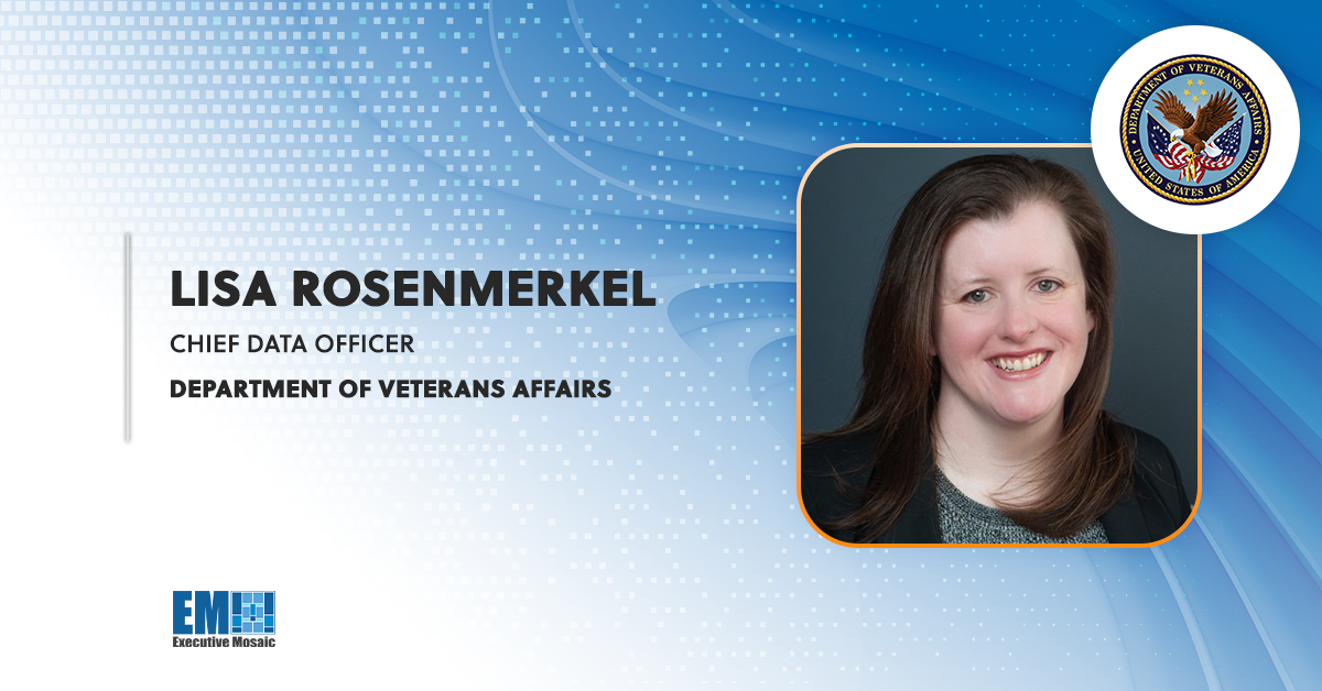 Lisa Rosenmerkel Sworn in as VA Chief Data Officer