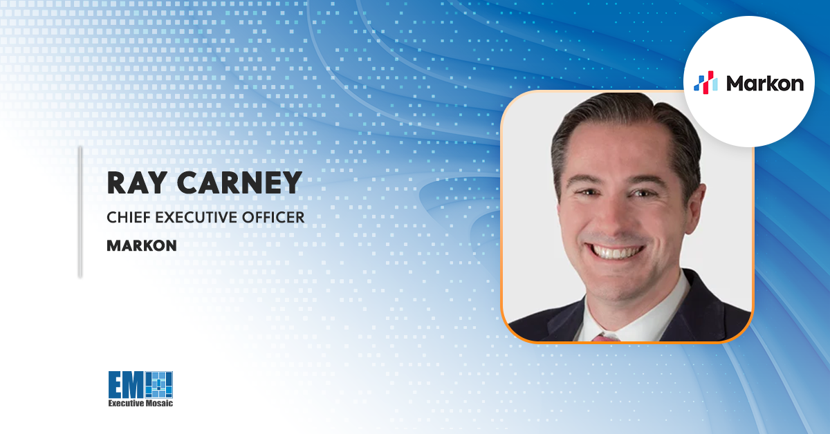 Sterling-Backed Markon Acquires ASEC to Further Advance Government Missions; Ray Carney Quoted