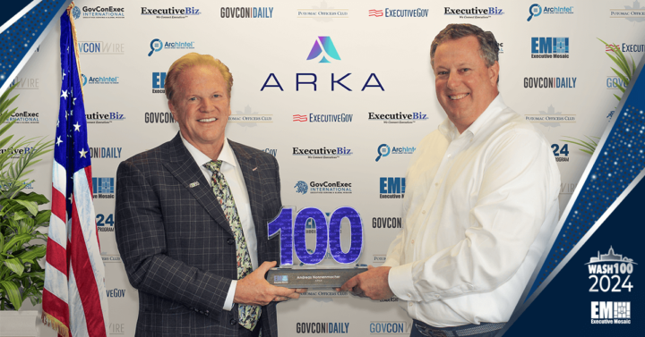 ARKA CEO Andreas Nonnenmacher Accepts 2024 Wash100 Award