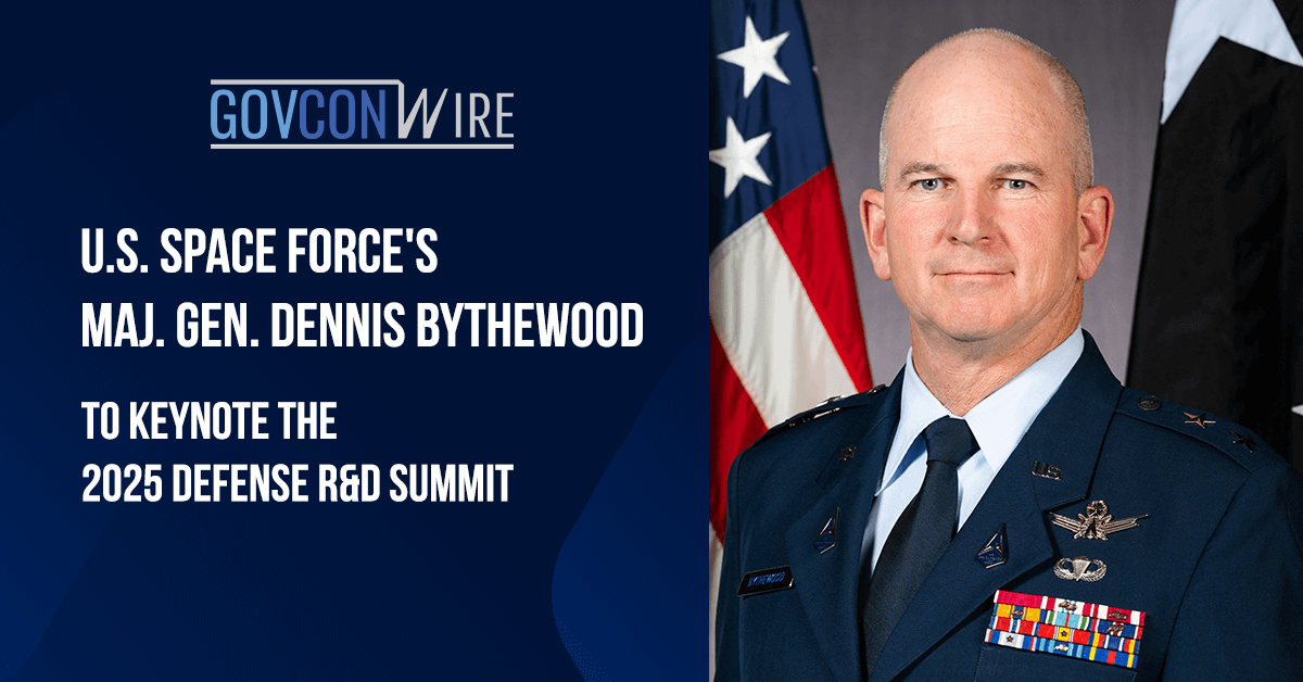 Space Force’s Maj. Gen. Dennis Bythewood to Keynote 2025 Defense R&D Summit Space Force’s Maj. Gen. Dennis Bythewood to Keynote 2025 Defense R&D Summit
