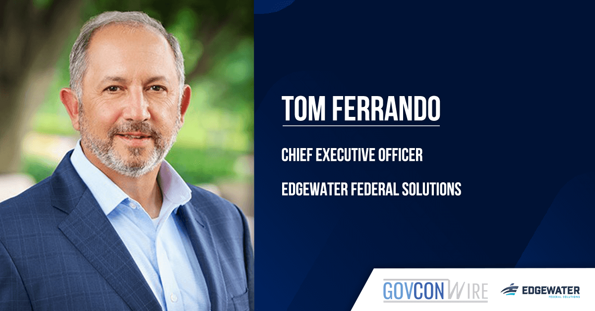 Tom Ferrando Appointed Edgewater CEO