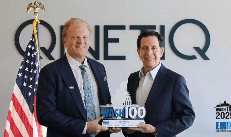 QinetiQ US President, CEO Tom Vecchiolla Receives Second Wash100 Award ...