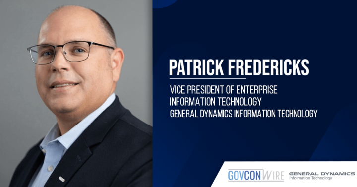 Patrick Fredericks Promoted to VP of Enterprise IT at GDIT