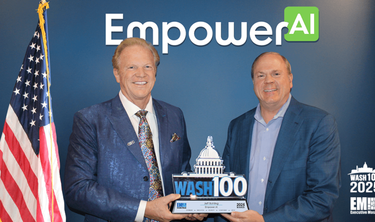 Empower AI's Jeff Bohling Accepts 2025 Wash100 From Executive Mosaic ...