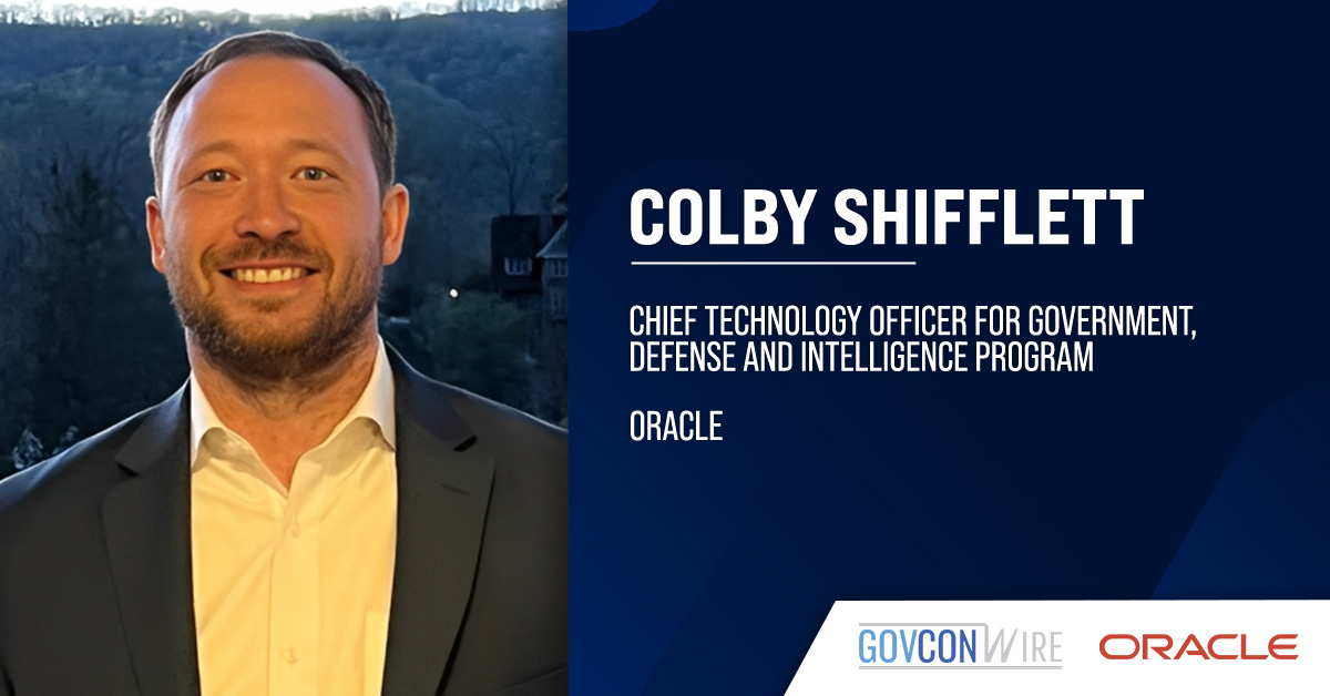 Oracle Promotes Colby Shifflett to CTO for Government, Defense & Intel Program Colby Shifflett. Oracle’s technical director of consulting was promoted to CTO for government, defense and intel program.