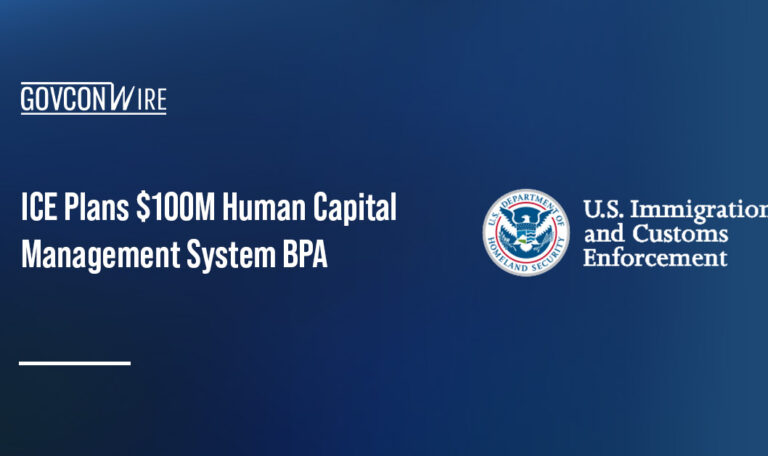 Immigration and Customs Enforcement logo. ICE plans a $100 million Workday-based human capital system contract.