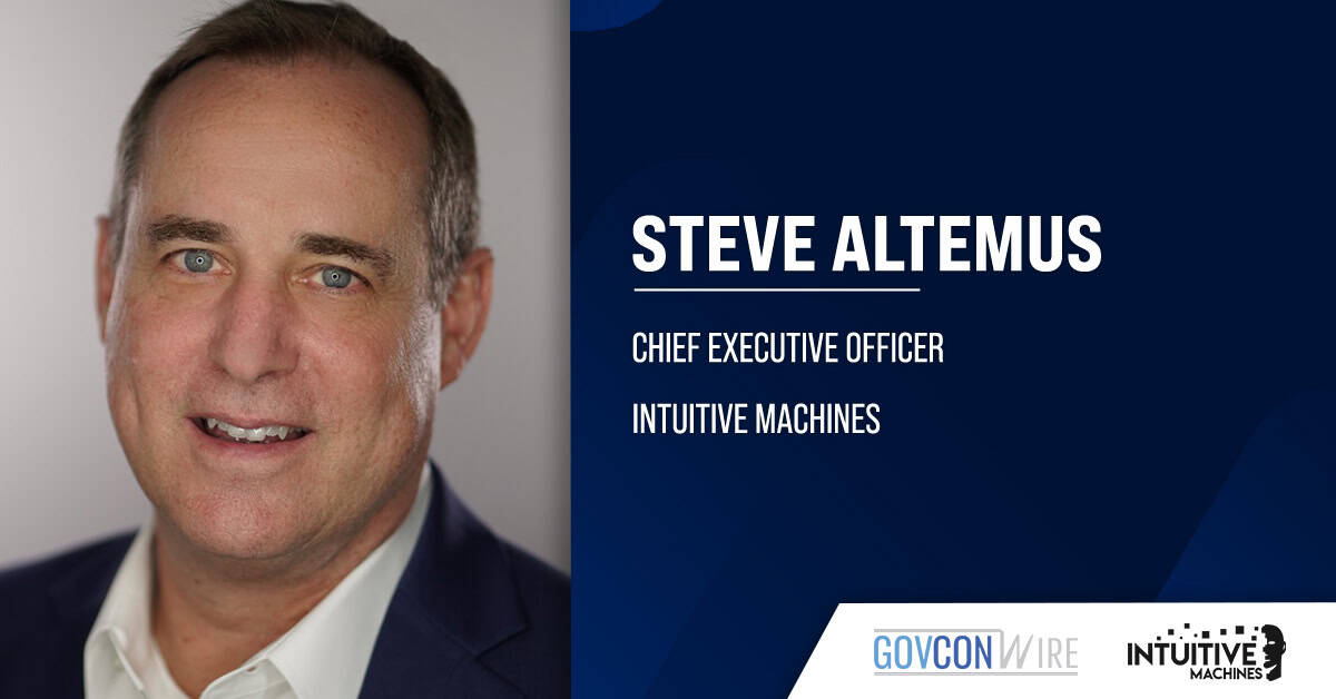 Steve Altemus. The Intuitive Machines CEO commented on the acquisition of KinetX.