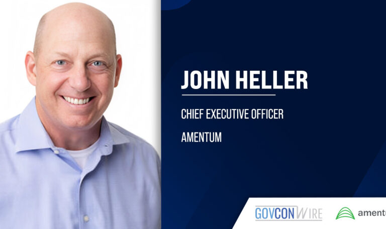 Amentum CEO John Heller. Amentum posted $3.93 billion in fourth-quarter revenue for fiscal year 2025, up 77 percent.