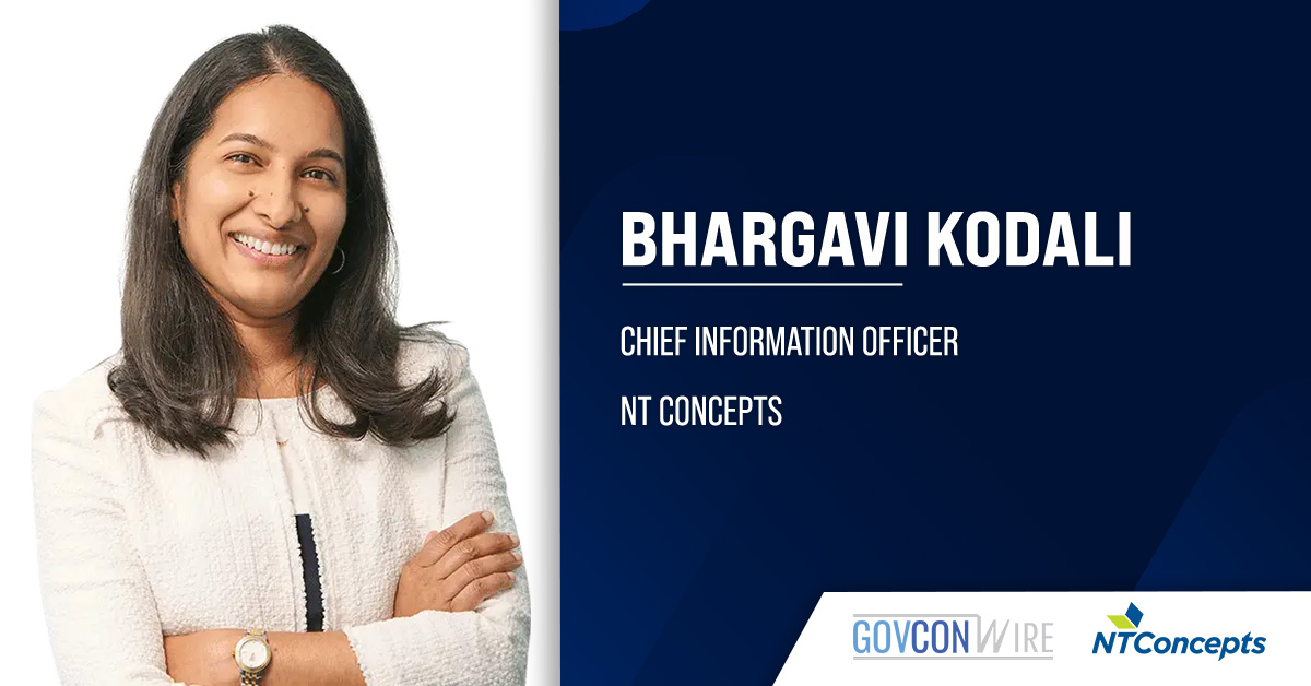 Bhargavi Kodali, chief information officer at NT Concepts. Kodali was elevated from solutions delivery VP to CIO