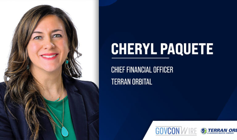 Cheryl Paquete, chief financial officer at Terran Orbital. Paquete previously held roles at Lockheed Martin
