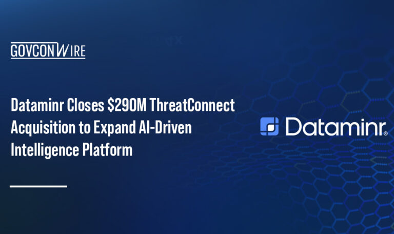 Dataminr logo. Dataminr acquires ThreatConnect.