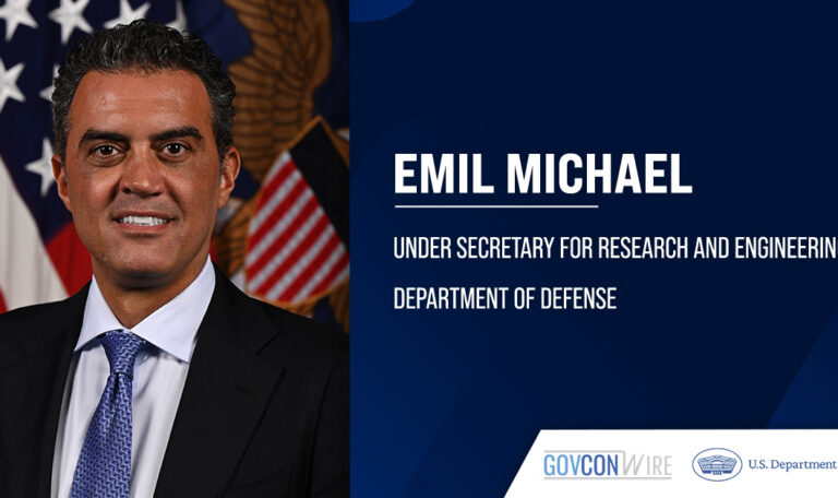 Emil Michael. The high-ranking DOD official (informally its CTO) is trying to usher quick modernization and rapid adoption