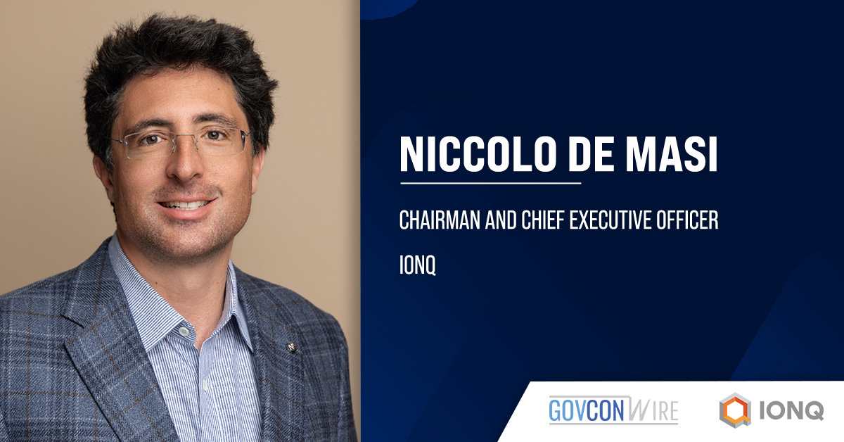 IonQ CEO Niccolo De Masi. IonQ plans to acquire Skyloom to enhance quantum computing, networking and sensing capabilities.