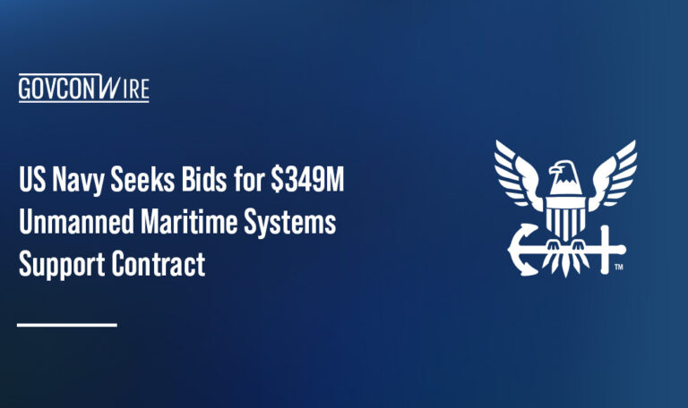 US Navy logo. The US Navy has released a solicitation for unmanned maritime systems support.