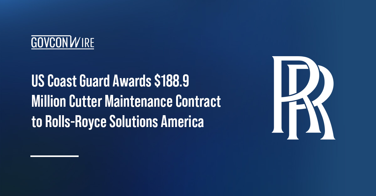 Rolls-Royce's logo. Rolls-Royce Solutions America won a new contract from the Coast Guard