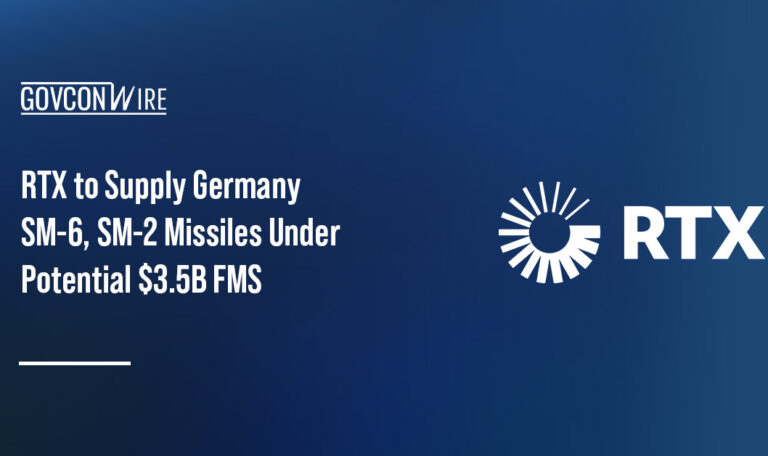 RTX logo. Germany will buy SM-6 Block I and SM-2 Block IIIC missiles under a $3.5B U.S. FMS package.