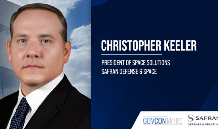Christopher Keeler. The defense industry veteran has joined Safran DSI as president of space solutions.