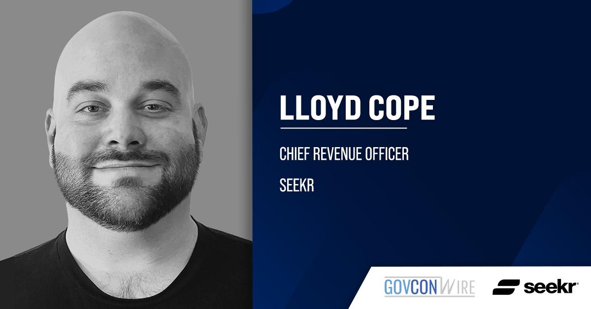 Lloyd Cope Joins Seekr as Chief Revenue Officer Lloyd Cope. The former Palantir executive has joined Seekr as chief revenue officer.