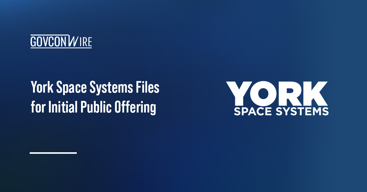 York Space Systems logo. York Space Systems has filed for a proposed initial public offering with the SEC.
